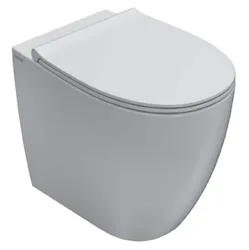 4All wc a terra bianco lucido con fissaggi nascosti codice prod: MD005BI product photo