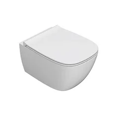 Genesis wc sospeso senza brida bianco lucido codice prod: GNS03BI product photo