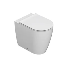 Mode wc a terra senza brida bianco lucido codice prod: ME001BI product photo