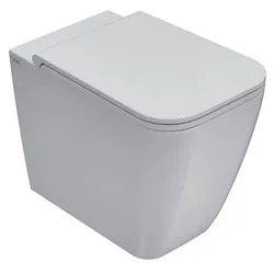 Stone wc a terra bianco lucido con fissaggi nascosti codice prod: ST001BI product photo