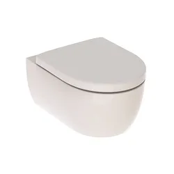 Icon wc con sedile fissaggi inclusi sospeso 35,5x53 bianco codice prod: 500.813.00.1 product photo