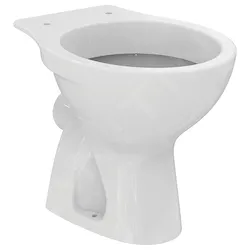 Eurovit wc a terra scarico a parete bianco lucido codice prod: W333101 product photo