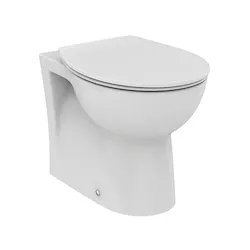 Quarzo wc a pavimento per installazione filo parete bianco codice prod: E070901 product photo