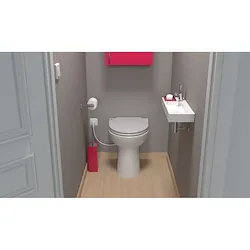 Sanicompact silence a pavimento 39x44 bianco codice prod: CPT43LS product photo