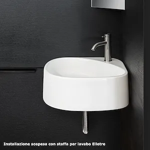 Struttura portante per installazione sospesa lavabo elletre bianco opaco codice prod: ST-L3LCERBC product photo