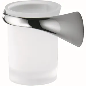 Link porta bicchiere a parete sinistra cromato codice prod: B2402SCR-VAN product photo