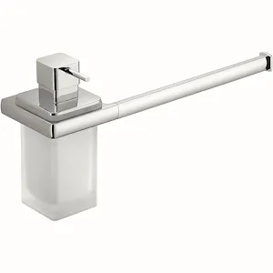 Lulù dispenser sapone e porta salviette 32,5 cm sinistra per bidet cromato codice prod: B62740CR-VAN product photo