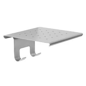 Mensola con gancio tergivetro per cestino doccia inox lucido codice prod: B96440IX product photo