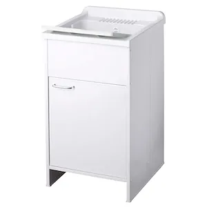 Garden lavatoio con anta battenti 45x50 in resina bianco codice prod: 9006K product photo