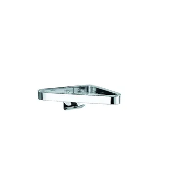 Hotellerie angolare inox a parete con ripiano in PMMA, fnitura cromo codice prod: A04310AL02 product photo Default L2