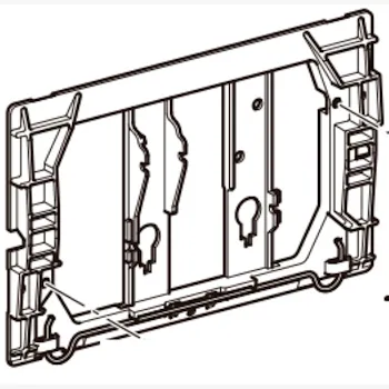 Telaio per placca 1-2 pulsanti e cieca 241 codice prod: 241.296.00.1 product photo Default L2