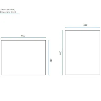 Specchio reversibile da 45x60 codice prod: MIRROR1 product photo Foto1 L2