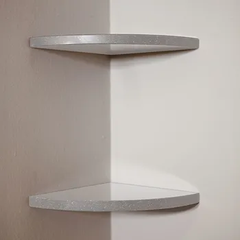 Easy Shelf doppia mensola doccia multiuso angolare a scomparsa in marmo resina silk grey opaco codice prod: SKRAS2MA18 product photo Default L2