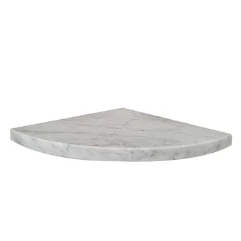 Easy Shelf Mensola angolare a scomparsa in marmo naturale bianco mat codice prod: BCAAS1MA18 product photo