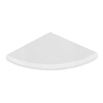 Easy Shelf Mensola angolare a scomparsa in marmo resina silk light lucido codice prod: SKLAS1LU18 product photo