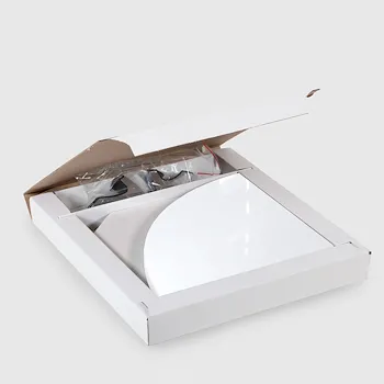 Quick Shelf mensola angolare in marmo naturale cotone lucido cm 22,9 con 2 reggimensola codice prod: CTOASQLU15 product photo Foto1 L2