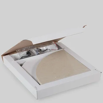 Quick Shelf mensola angolare in marmo naturale sabbia chiara mat cm 22,9 con 2 reggimensola codice prod: SBHASQMA15 product photo Foto1 L2