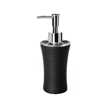 Bowling dispenser sapone da appoggio in resina nero codice prod: QB3120NE product photo Default L2