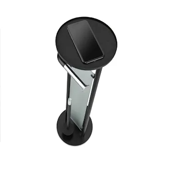 Clever piantana con 2 porta rotoli e porta scopino nero codice prod: A113002NR product photo Foto2 L2