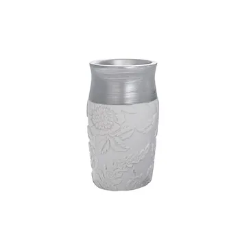 Damasco bicchiere bianco/argento codice prod: QD6100WK product photo Default L2