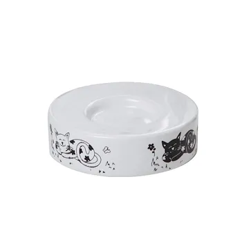 Fibi porta sapone da appoggio in ceramica bianco codice prod: QC7110 product photo Default L2