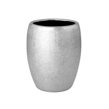 Glitter bicchiere da appoggio in ceramica argento codice prod: QF2100AS product photo Default L2