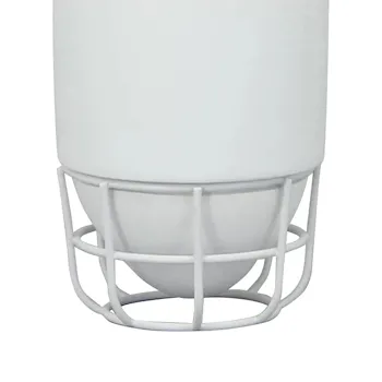 Grid bicchiere da appoggio in poliresina e ferro bianco codice prod: QG1100WW product photo Foto2 L2
