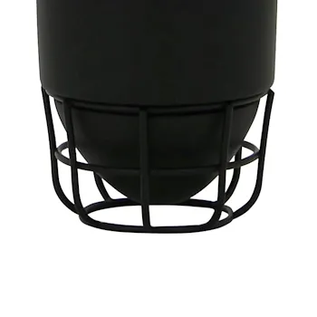 Grid bicchiere da appoggio in poliresina e ferro nero codice prod: QG1100NE product photo Foto2 L2