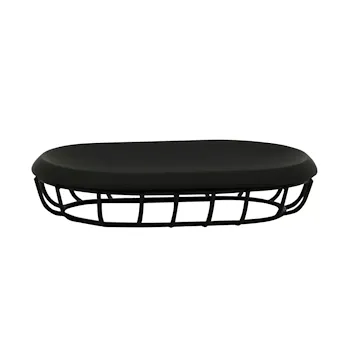 Grid porta sapone da appoggio in poliresina e ferro nero codice prod: QG1110NE product photo Foto1 L2
