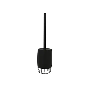 Grid porta scopino da appoggio in poliresina e ferro nero codice prod: QG1140NE product photo Default L2