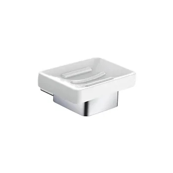 Leaf porta sapone a parete in ceramica bianco codice prod: A206110AS product photo Default L2