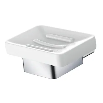 Leaf porta sapone a parete in ceramica bianco codice prod: A206110AS product photo Foto2 L2