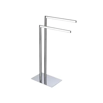 Piantana lavabo con 2 porta salviette cromato codice prod: QV085DCR product photo Default L2