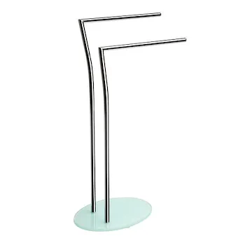 Piantana lavabo con 2 porta salviette cromato codice prod: QV085ADW product photo Default L2