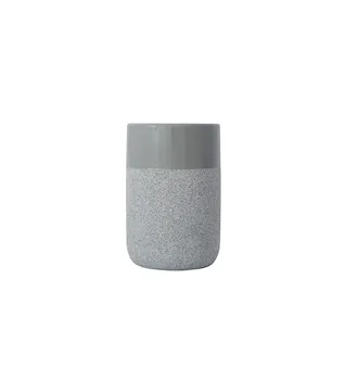 Rock bicchiere da appoggio in ceramica grigio codice prod: QG3100GR product photo Default L2