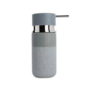 Rock dispenser sapone da appoggio in ceramica grigio codice prod: QG3120GR product photo Default L2