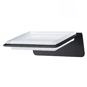 Skyline porta sapone a parete in vetro satinato codice prod: A202110NE product photo Foto2 L2