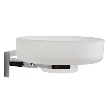 Smart porta sapone a parete in vetro satinato codice prod: A74110CR21CA product photo Default L2