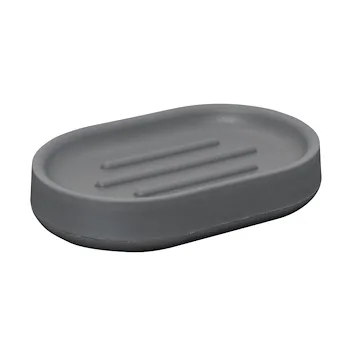 Tower porta sapone da appoggio in plastica grigio codice prod: QF1110GR product photo Default L2