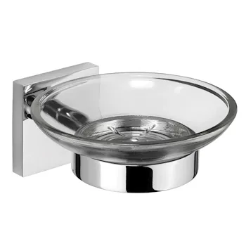 Xeno porta sapone a parete in vetro codice prod: A204110CR product photo Foto1 L2