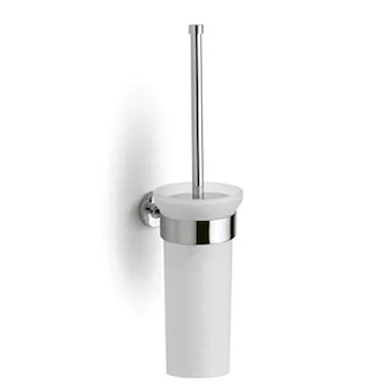 VASO SCOPINO VETRO Bertocci vaso in cristallo satinato, attacco parete e scopino non inclusi codice prod: 107 7064 0000 product photo Default L2