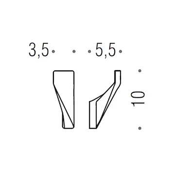 Aliz&eacute; appendiabiti cromato codice prod: BAR37-CR product photo Foto1 L2