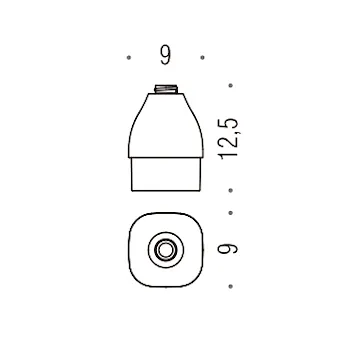 Alizé contenitore per spandi sapone cromato codice prod: B93700-VAN product photo Default L2