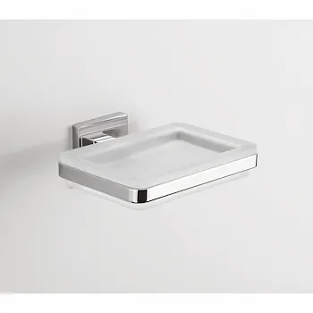 Basic Q porta sapone a parete cromato codice prod: B37010CR-VAN product photo Default L2