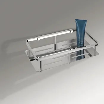 Griglia porta oggetti doccia rettangolare sganciabile cromata codice prod: B96400CR product photo Default L2