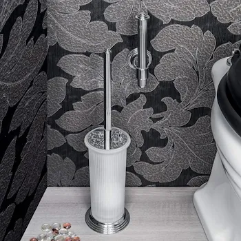 Hermitage porta scopino da appoggio cromato codice prod: B33060CR-VAN product photo Foto2 L2