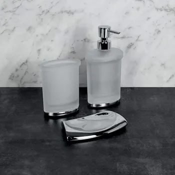 Land dispenser sapone da appoggio cromato codice prod: B93190CR-VAN product photo Foto2 L2