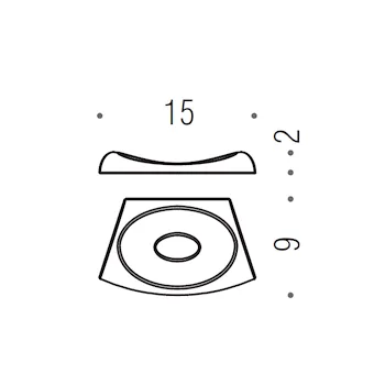 Land porta sapone da appoggio cromato codice prod: B28400CR product photo Foto1 L2