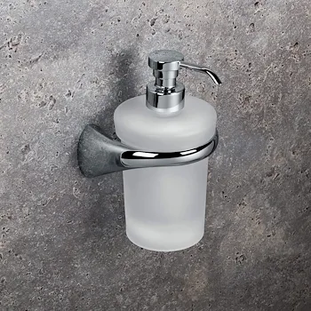 Link dispenser sapone destra a parete cromato codice prod: B9310DCR-VAN product photo Foto2 L2