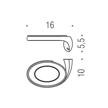 Link porta sapone a parete cromato codice prod: B2401SCR-VAN product photo Foto1 L2